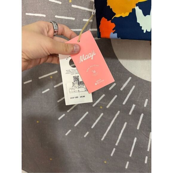 NWT Maaji Splatter Sympathy Reversible Crop Top - Picture 5 of 9